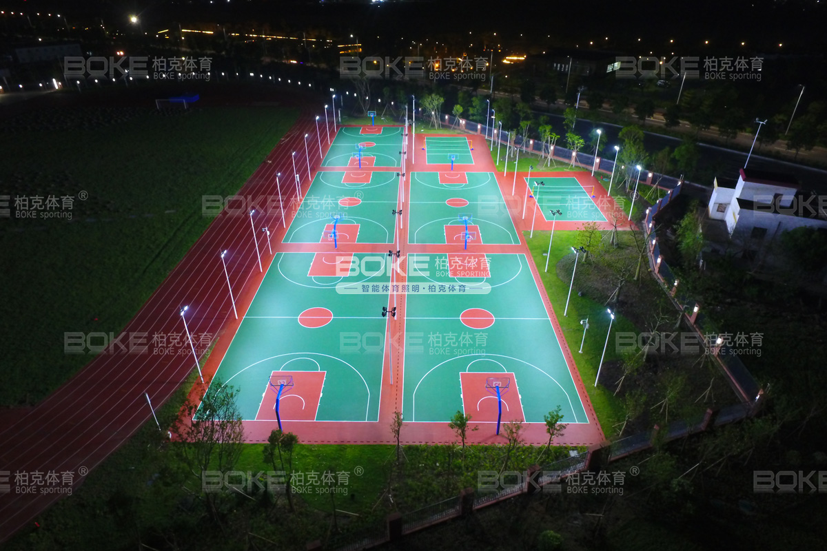 佛山励耘学校篮球场灯光